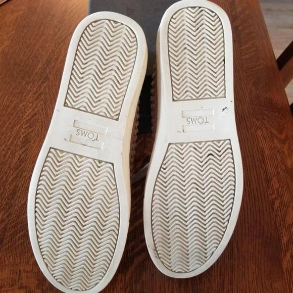 TOMS Lennox Sneakers Tan Suede Size 8.5 - Picture 4 of 9